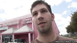 GAYWIRE - Jake Austin Globs His Guard For A Handsome BLOWJOB, But Nathaniel Andrews Is The Real Hatch Magic