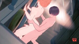 Kaikyuu Yaoi - Kageyama and Hinata having romp on a cruise ship