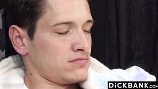 Jake Karhoff Catches Caesar Cumming Jacking Off And Joins Him