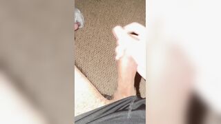 Enormous Salami Teenager Jerks Firm Until He Unloads