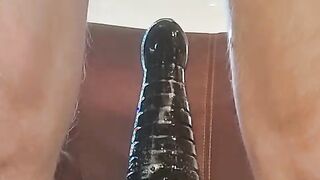 Extraordinary Solo Plaything Sesh – Close Up Hefty Faux-cock