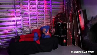 Bound Baxter James Gets Intense Handjob From Brad Connors