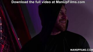 Bound Baxter James Gets Intense Handjob From Brad Connors