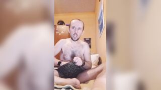 Gooning my monstrous spunk-pump