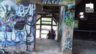 Axel Abysse Showered By Hairy Transman Before Getting Fisted