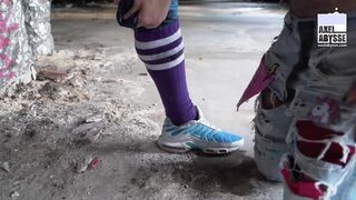 Axel Abysse Showered By Hairy Transman Before Getting Fisted