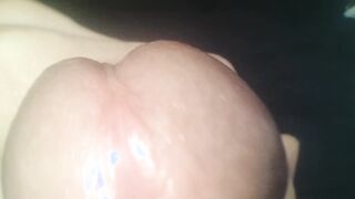 Extraordinary close up mushroom head prick jizz shot slow-mo