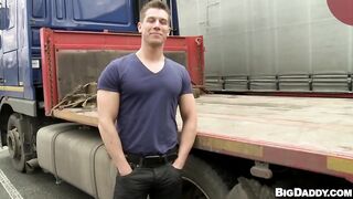 GAYWIRE - Saykov and Greg faced up at the van-stop for some one on one activity