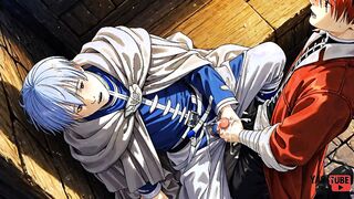 Frieren Beyond Trip s End Yaoi - Himmel x Stark Photograph Bevy