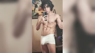 beranco19 ripples gigantic pink cigar in taut boxers
