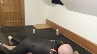 wetsuited orca plumbs socked oiled fuck-fest nymph