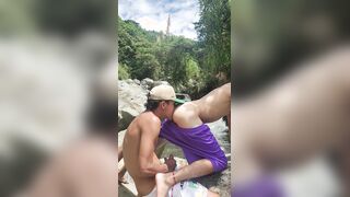 mitts take hold of fuckpole deep in smoky bedroom