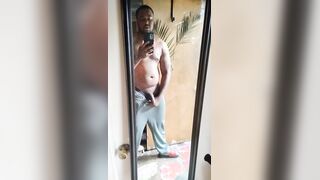 Bussing ten.five inch BIG BLACK COCK with door gaping