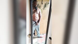 Bussing ten.five inch BIG BLACK COCK with door gaping