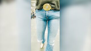 Knobs in the Nasty S2:E3 – Ginormous Pipe Cowboy Taunting in Public – Giant Erection in Cock-squeezing Torn Denim