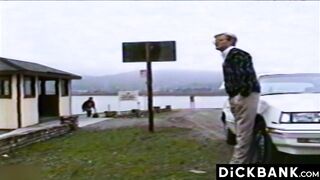 Two Excited Guys Enjoying Some Outdoor Fun
