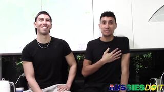 Hung Aussie Larken Sucks Kaleb Hard Dick Before Riding