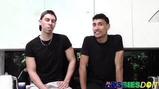 Hung Aussie Larken Sucks Kaleb Hard Dick Before Riding