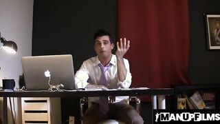 Horny Gay Lance Hart Teases Huge Dick On Cam