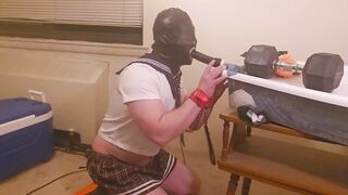 Cuffed College girl Fucky-fucky Marionette Instructing