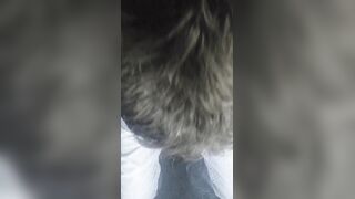 I jack in the truck while gulping a coffee and smoking a ciggy.