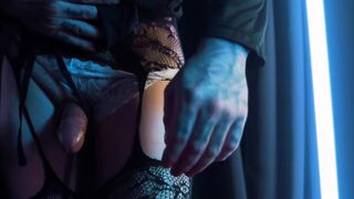 nice femboy underwear with sexy manstick