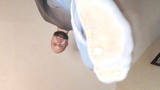 Ample Guy Gets Home From Work, Stomps You, Then Showers