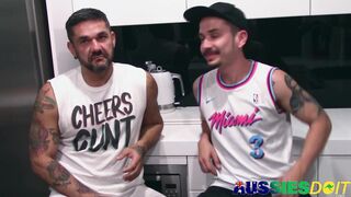 Bottom Aussie Mateo Welcomes Pete Huge Dick Inside His Ass