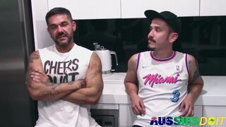 Bottom Aussie Mateo Welcomes Pete Huge Dick Inside His Ass