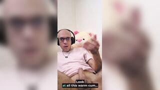 Stephan Uncircumcised drives rigid spunk-pump forth, spunk runs deep