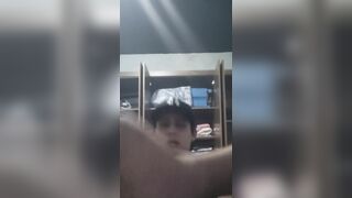 Solo dude demonstrating her booty guest room