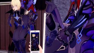 Dainsleif x Tartaglia - Yaoi Genshin Influence Cartoon