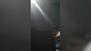 Ultra-cute boy flashing her caboose