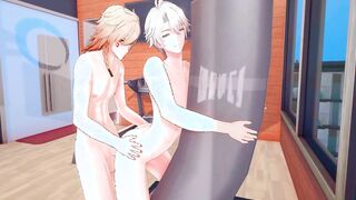 Mydei x Phainon in the Gym - Anime Yaoi Toon