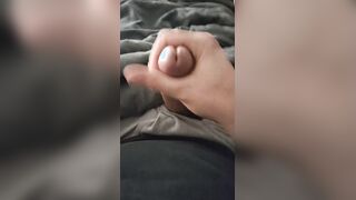 Shooting Phat Straps of Jizm on my Tummy