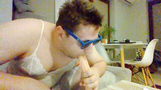 Supping Peach tastes faux-cock