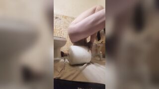 Ass-fuck gape solo