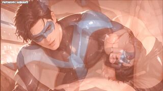 Teaser - Nightwing Gets Pummeled in His XXL Butt - Movie Toon
