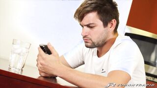 JohnnyRapid: Max Lorde Creeps Under Then Adore Johnny Rapids Wet Implement