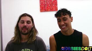 Billy Feasted On Kalebs XL Cock And Slides His Starved Hole