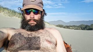 Filthy Hiker on The Beach