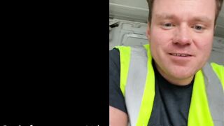 Brit Builder Milky Car Analingus