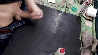 This is my WORKBENCH and I determined to FAP and JIZM ON IT!