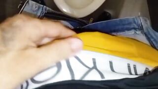 In the public douche, hand job huge good-sized brazilian rod