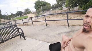 Beefy Boy In Public Disrobe, Proud Bareness