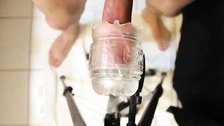 Kummwithm3 fleshlight milking. Makes my man meat hard.