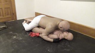 silicone muscle guy nails beefy masculine fuck-fest dame