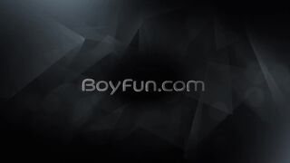 Slender lil bottom fellow takes a nail & a morning facial cumshot from his yam-sized dicked beau!