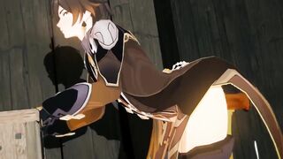 Zhongli Gets Assfucking Bang-out - Genshin Influence Yaoi Toon