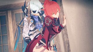 Diluc x Dottore - Genshin Influence Yaoi